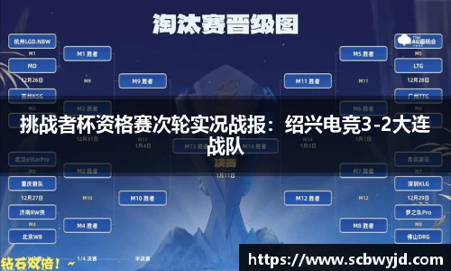 挑战者杯资格赛次轮实况战报：绍兴电竞3-2大连战队
