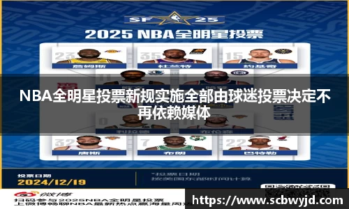 NBA全明星投票新规实施全部由球迷投票决定不再依赖媒体
